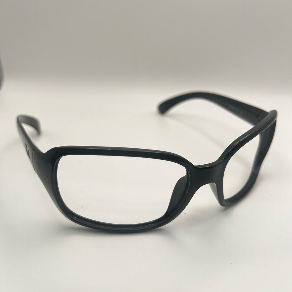 Ray-Ban RB4068 601 Sunglasses Black FRAMES ONLY Wrap Made in Italy